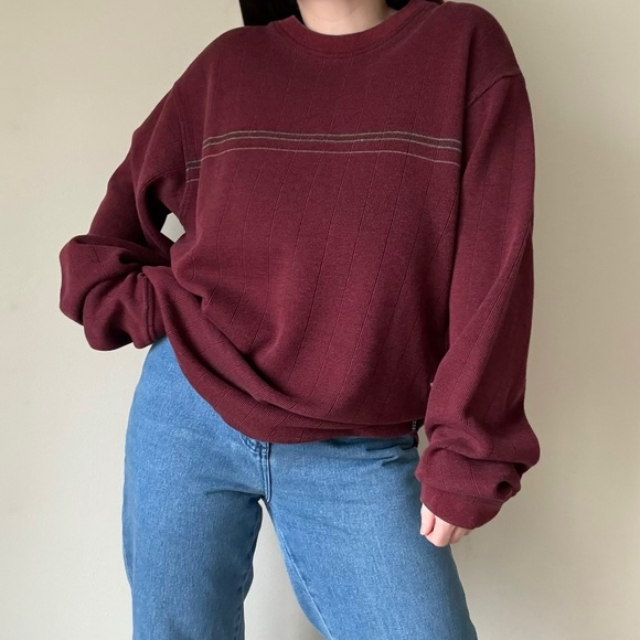 Arrow Tops - Vintage Arrow Striped Long Sleeve Y2K Skater Top